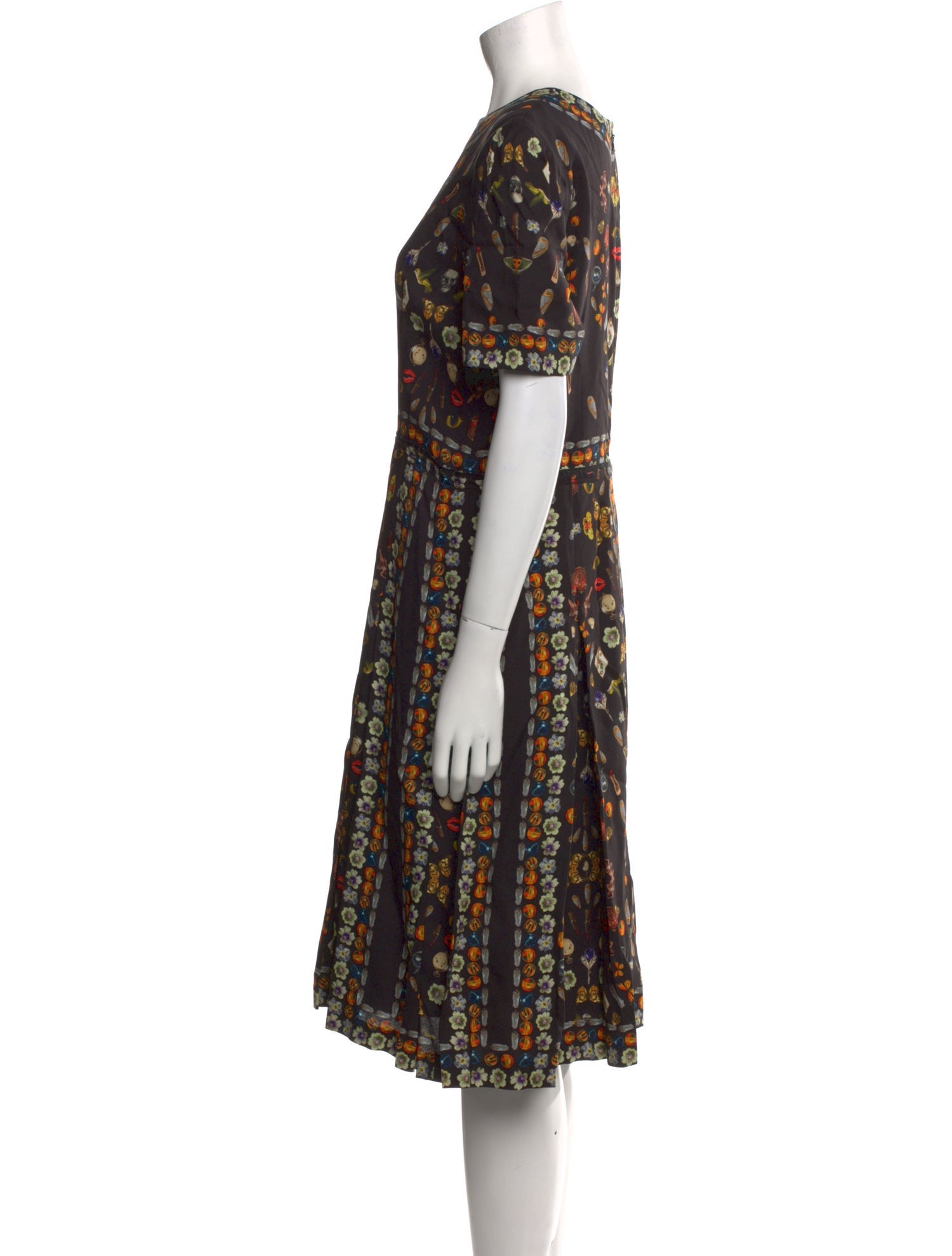 Alexander McQueen Printed Knee-Length Dress